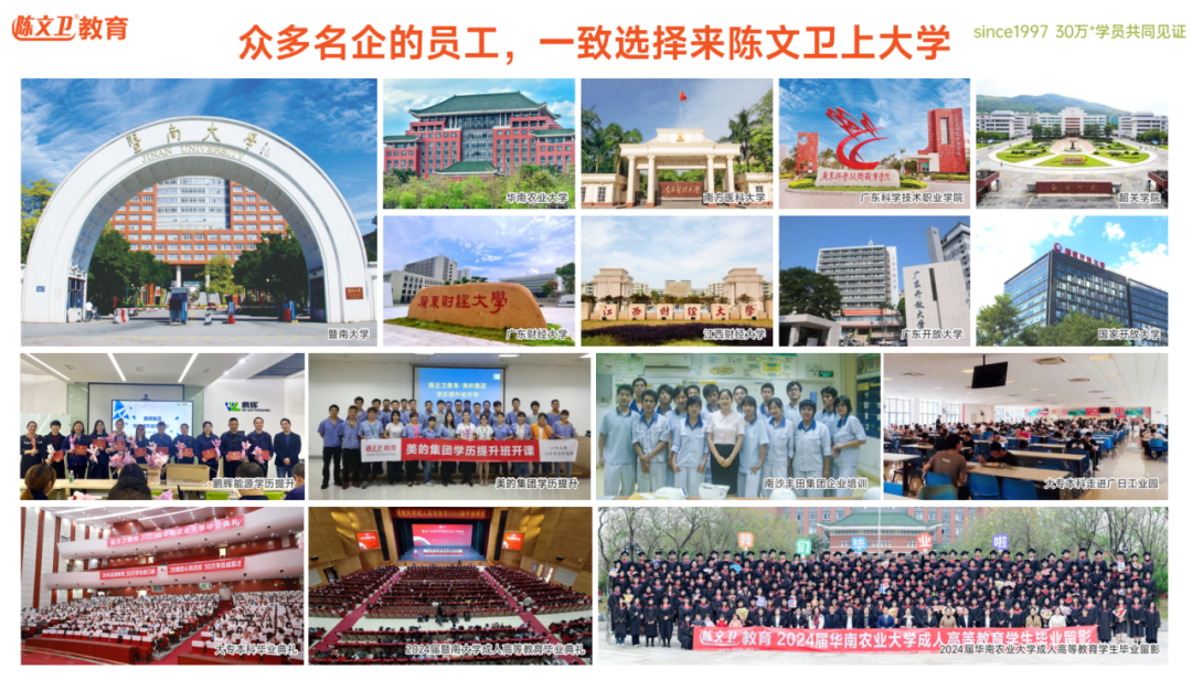 学历提升丨陈文卫教育“免费企业送教上门”赋能计划，低成本构建学习型组织，提升团队核心竞争力！